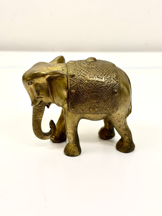 Vintage Brass Elephant