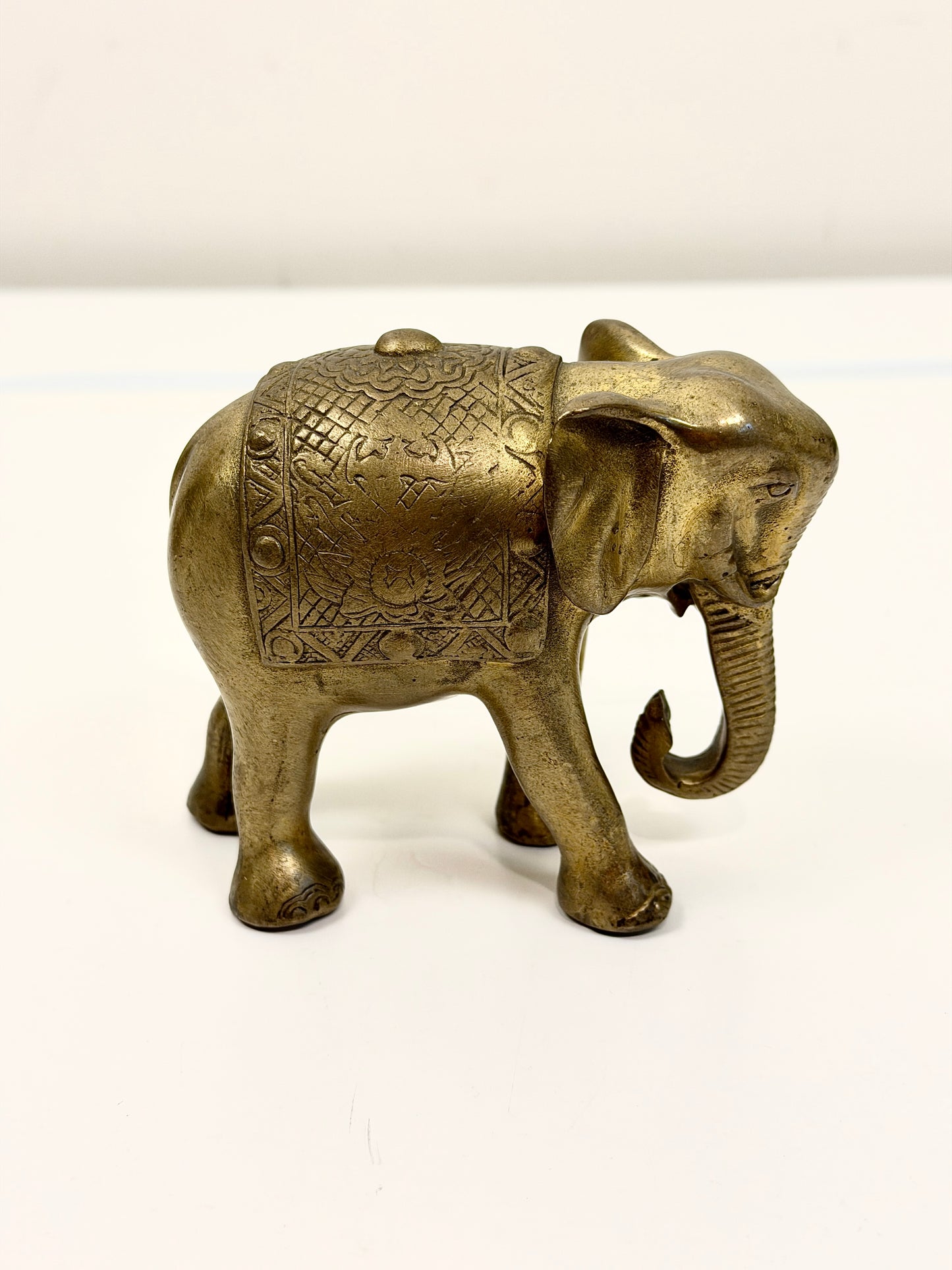 Vintage Brass Elephant