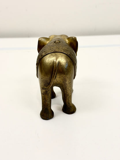 Vintage Brass Elephant