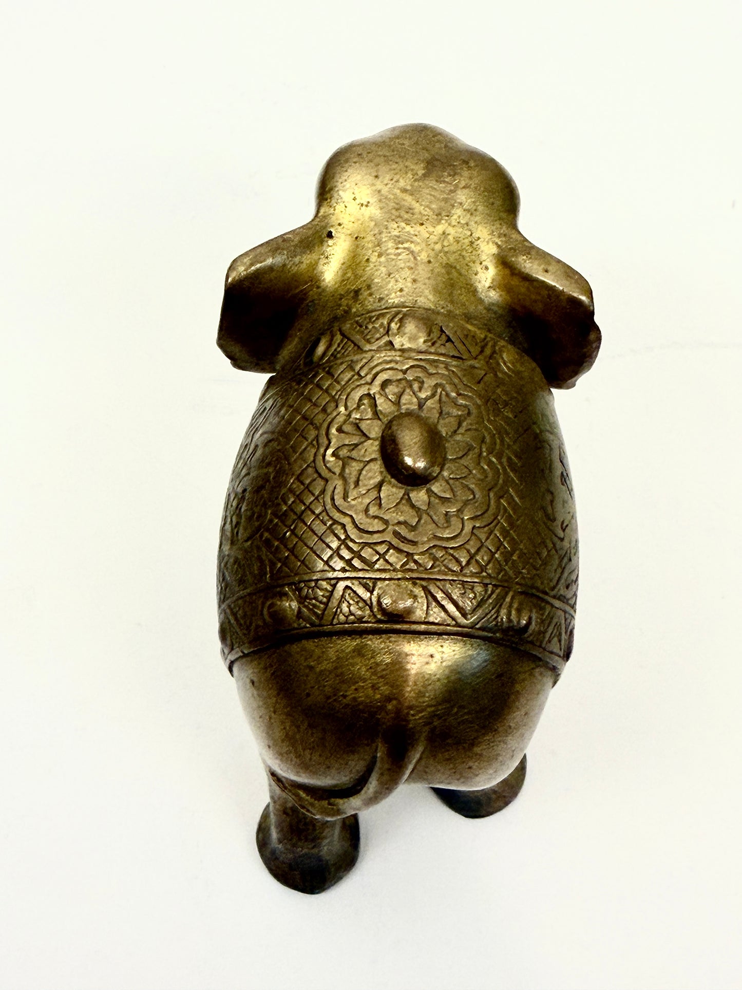 Vintage Brass Elephant