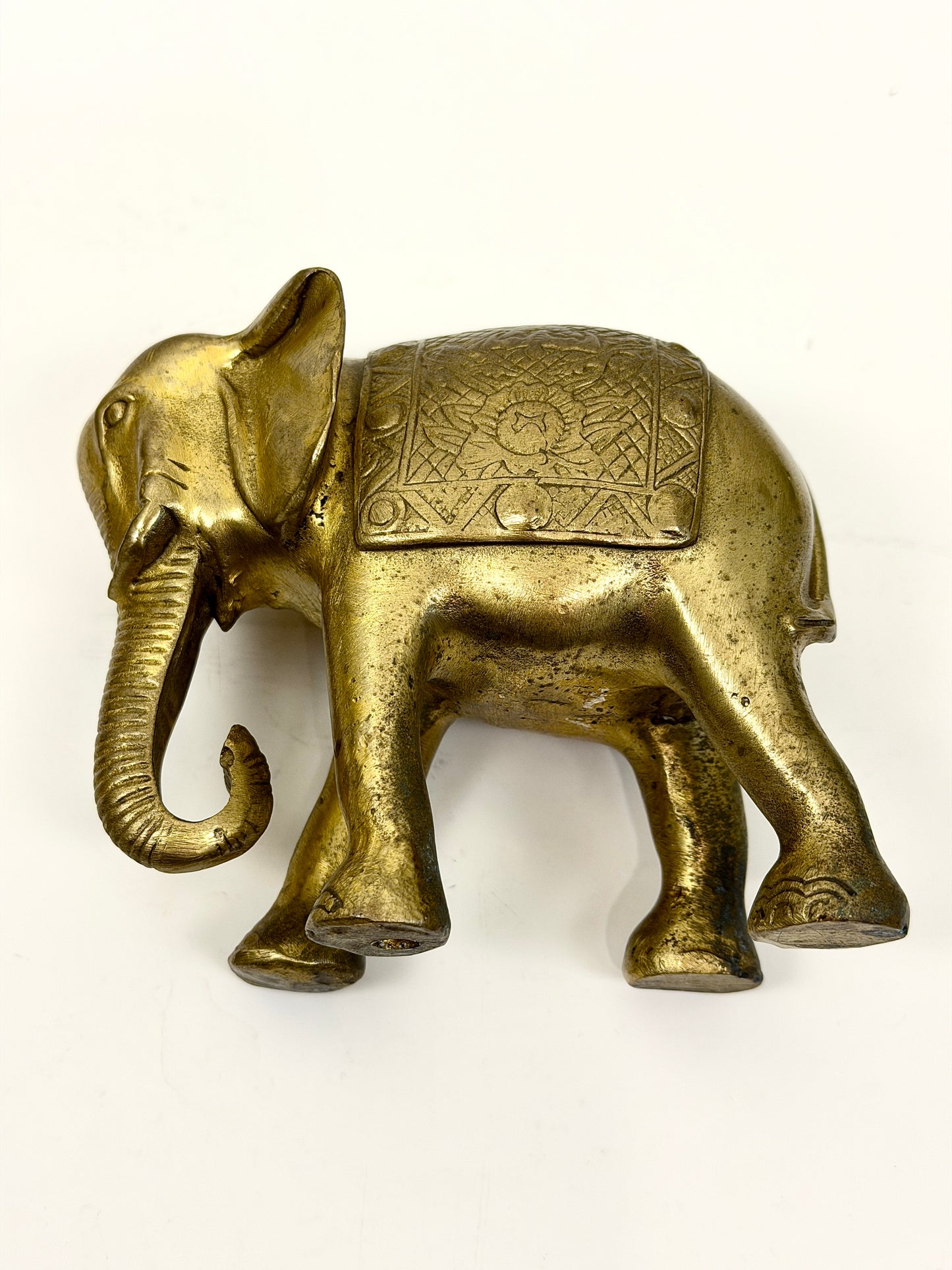 Vintage Brass Elephant