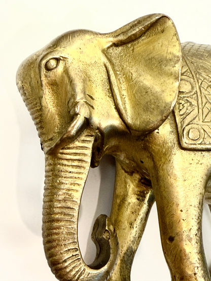 Vintage Brass Elephant