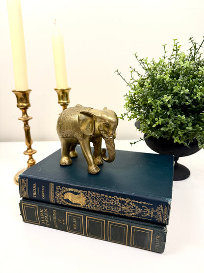 Vintage Brass Elephant