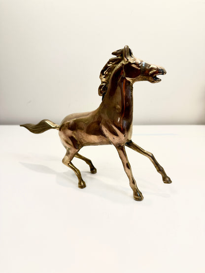 Vintage Brass Horse