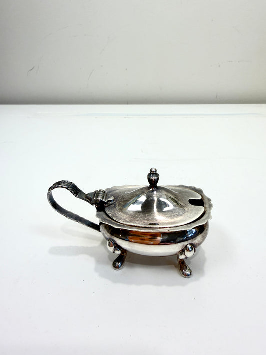Vintage Antique Silver Condiment Server:  England