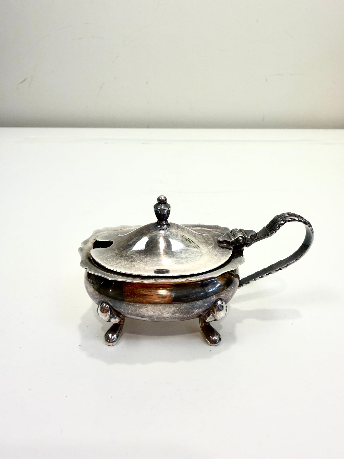 Vintage Antique Silver Condiment Server:  England