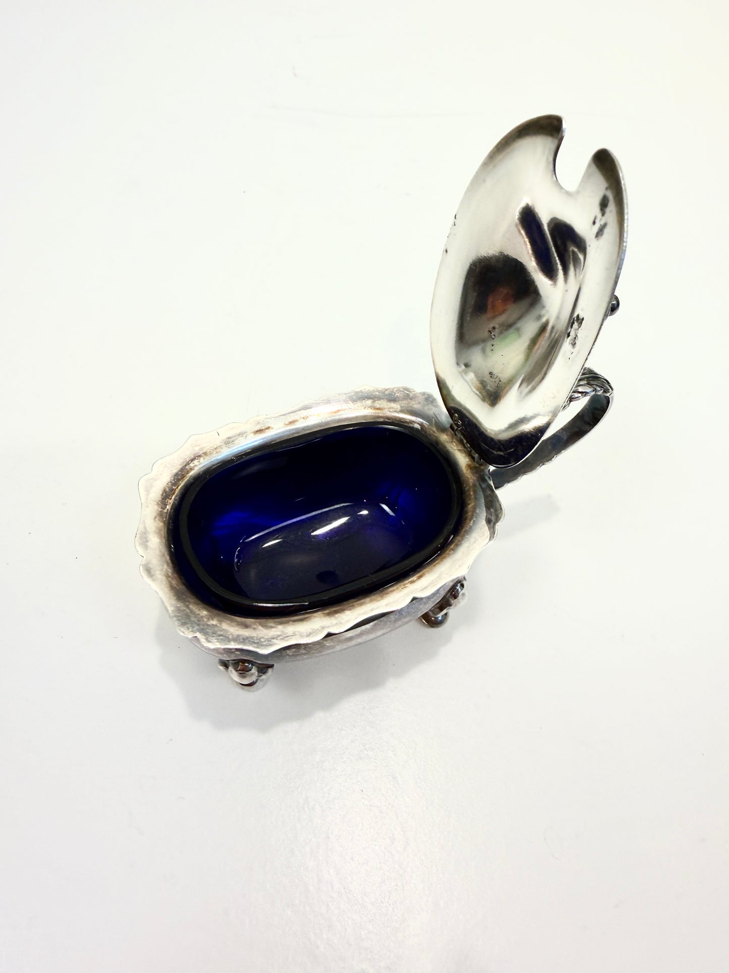 Vintage Antique Silver Condiment Server:  England