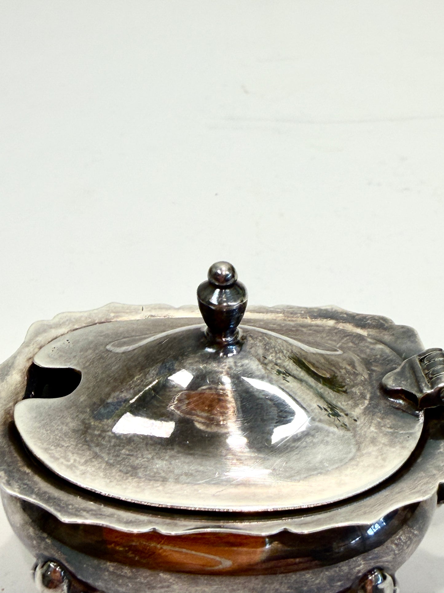 Vintage Antique Silver Condiment Server:  England