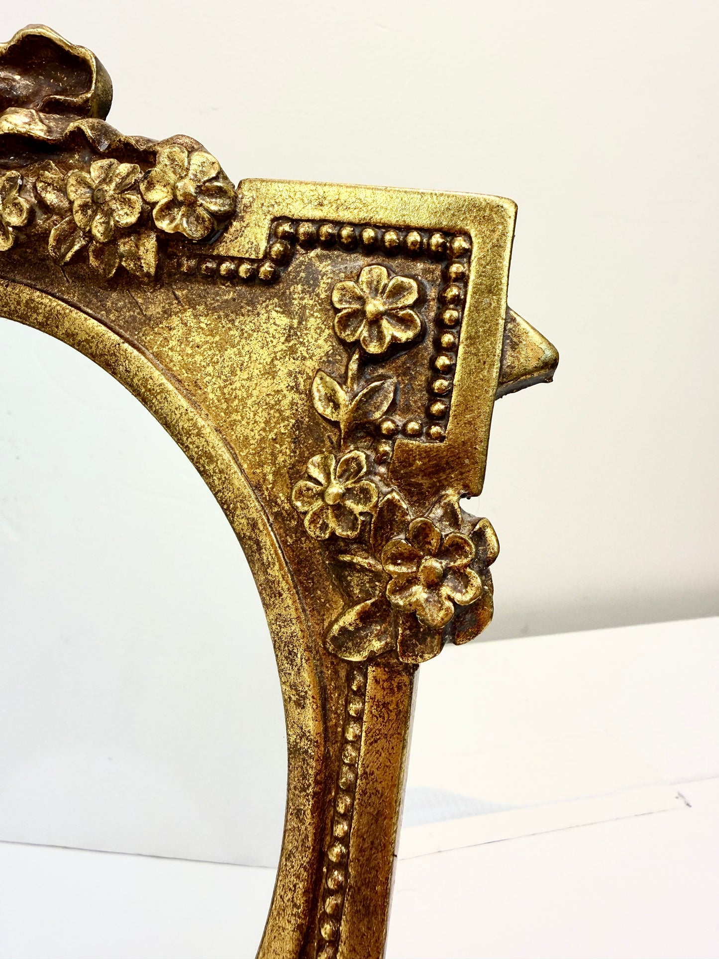 Vintage Gilt Square Mirror