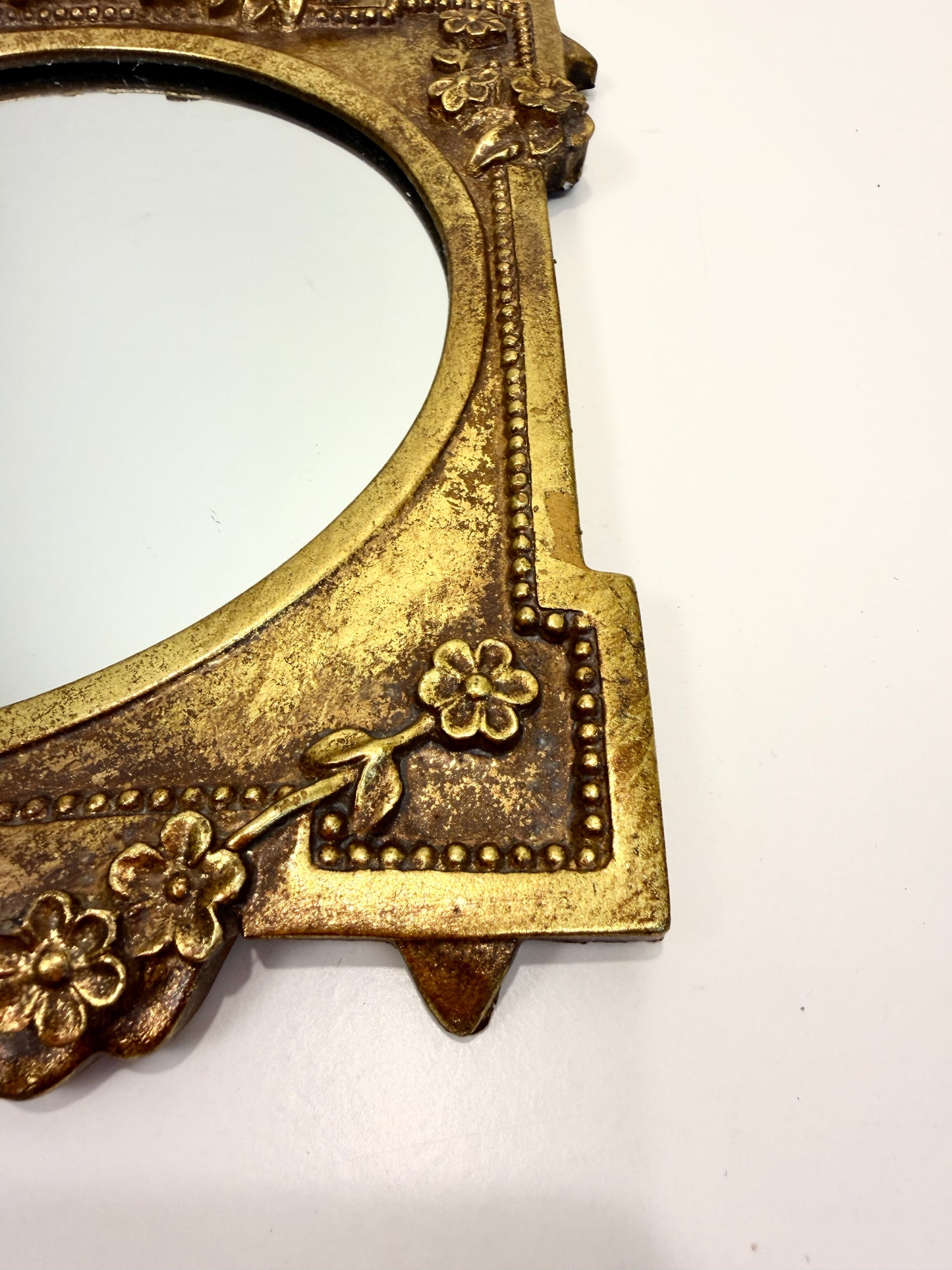 Vintage Gilt Square Mirror
