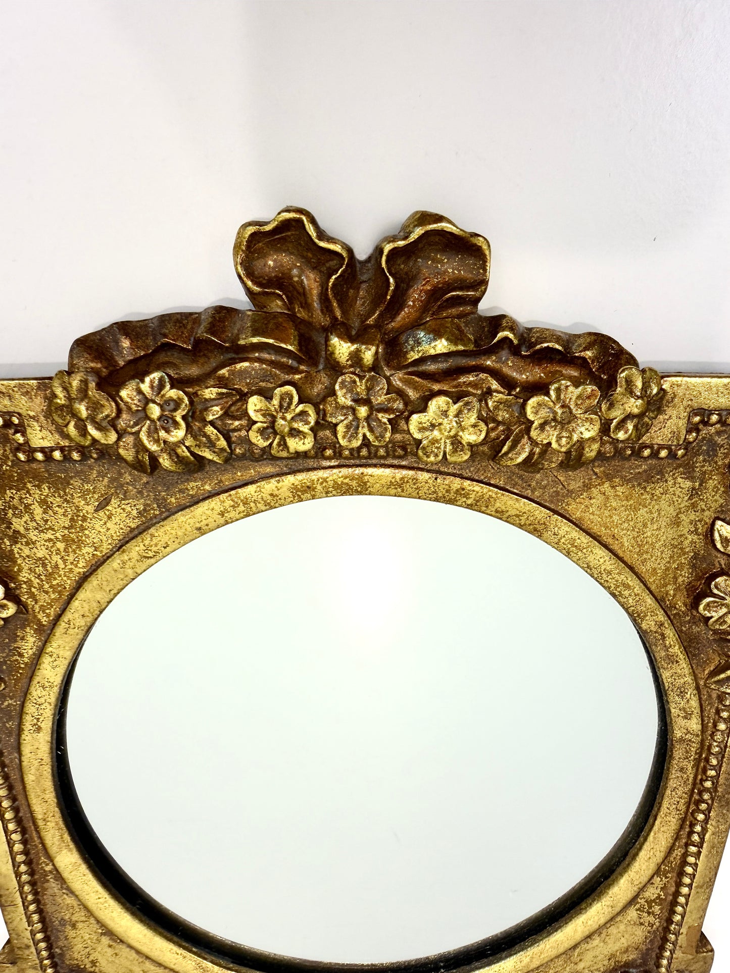 Vintage Gilt Square Mirror