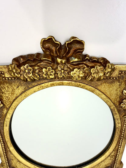 Vintage Gilt Square Mirror