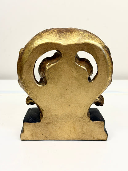 Vintage Gold Bookends