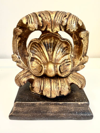 Vintage Gold Bookends
