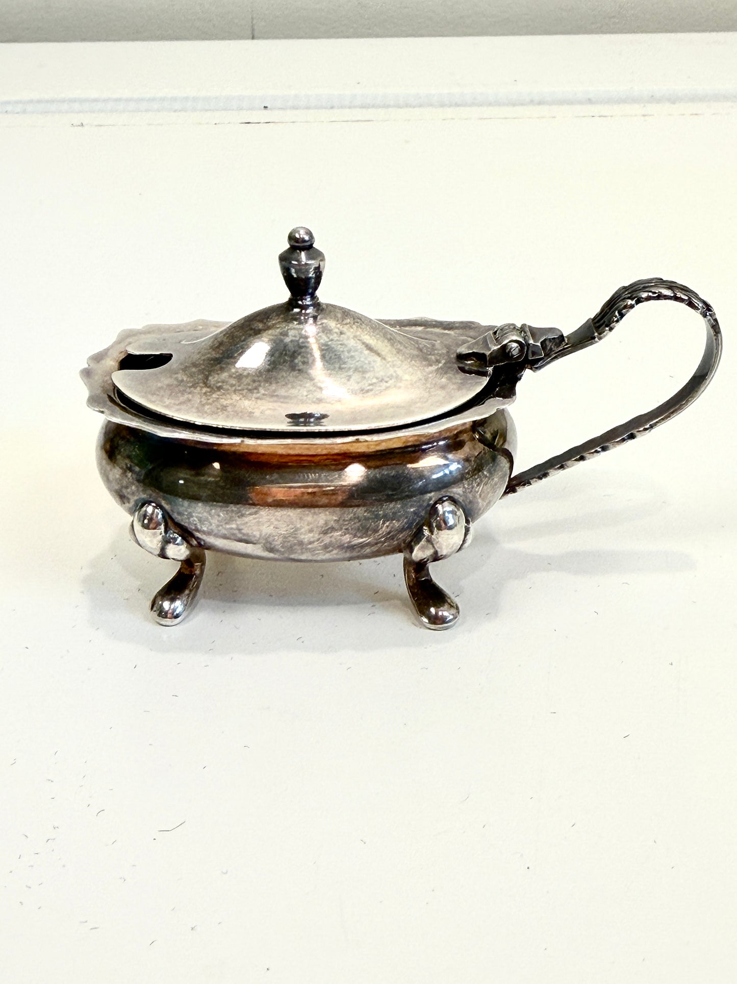 Vintage Antique Silver Condiment Server:  England