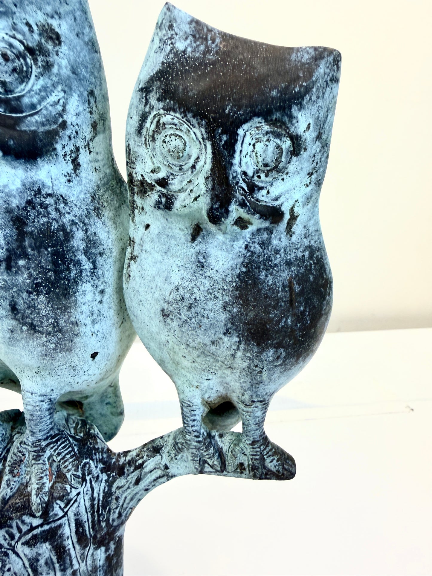 Vintage Owls on Branch