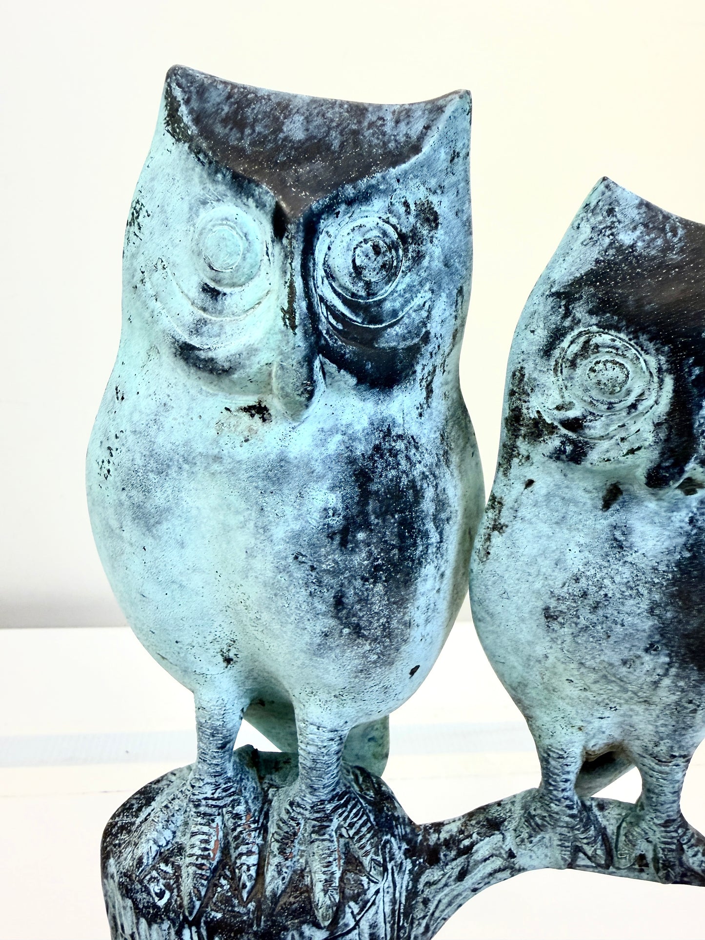 Vintage Owls on Branch