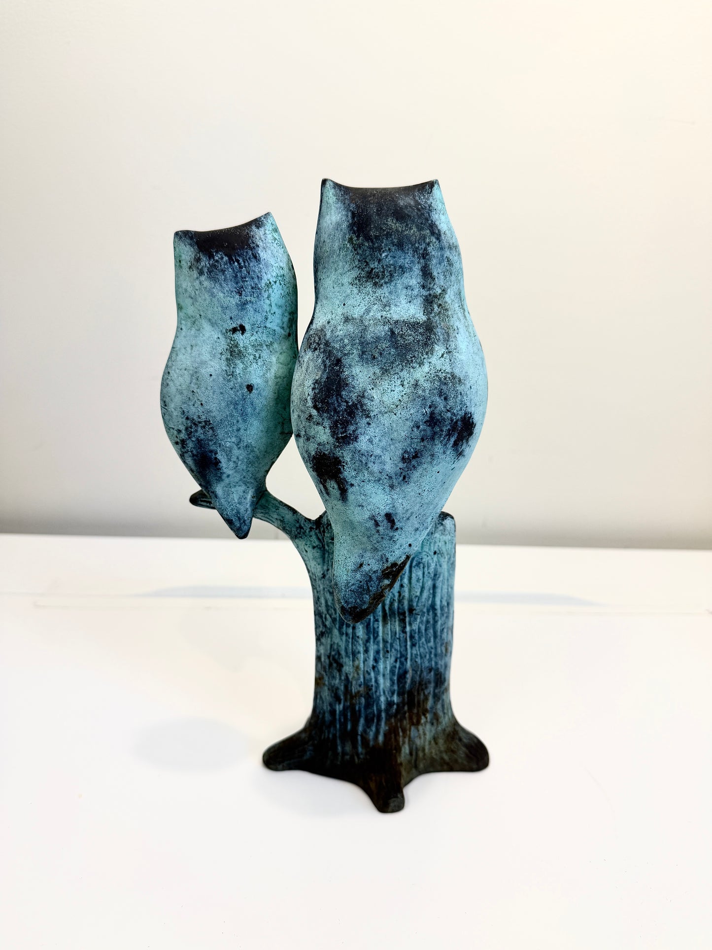 Vintage Owls on Branch