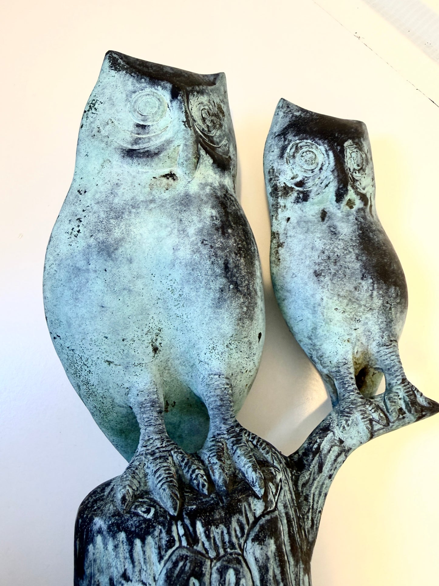 Vintage Owls on Branch