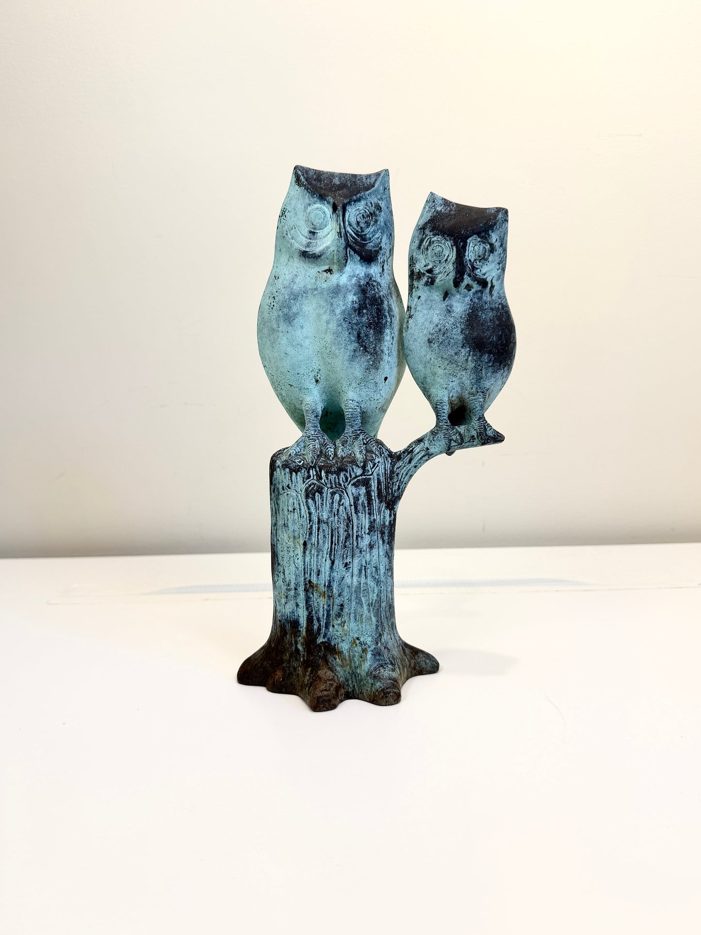 Vintage Owls on Branch