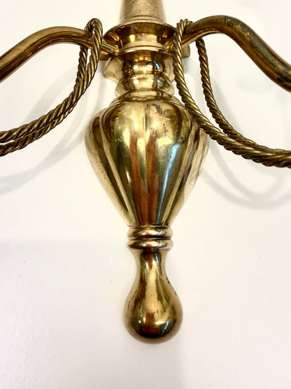 Vintage Brass Candle Sconces
