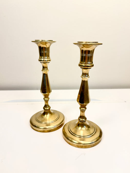Vintage Brass Candlesticks
