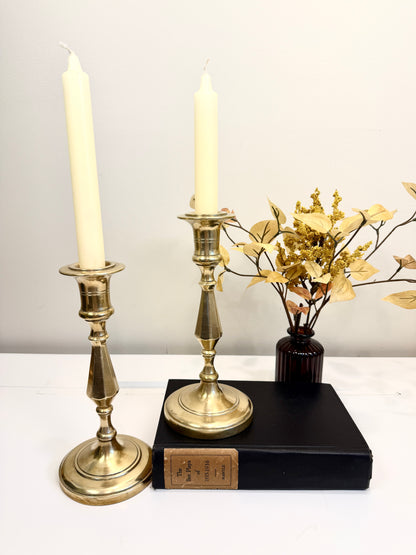 Vintage Brass Candlesticks