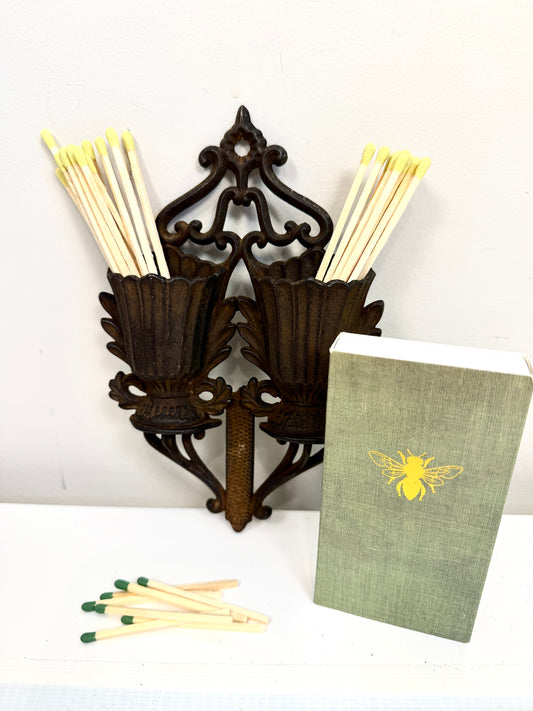 Antique Double Match Holder