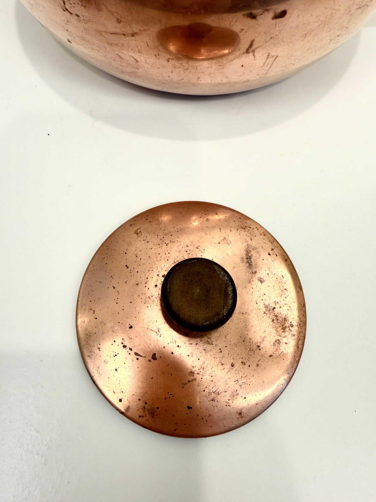 Vintage Copper Tea Kettle