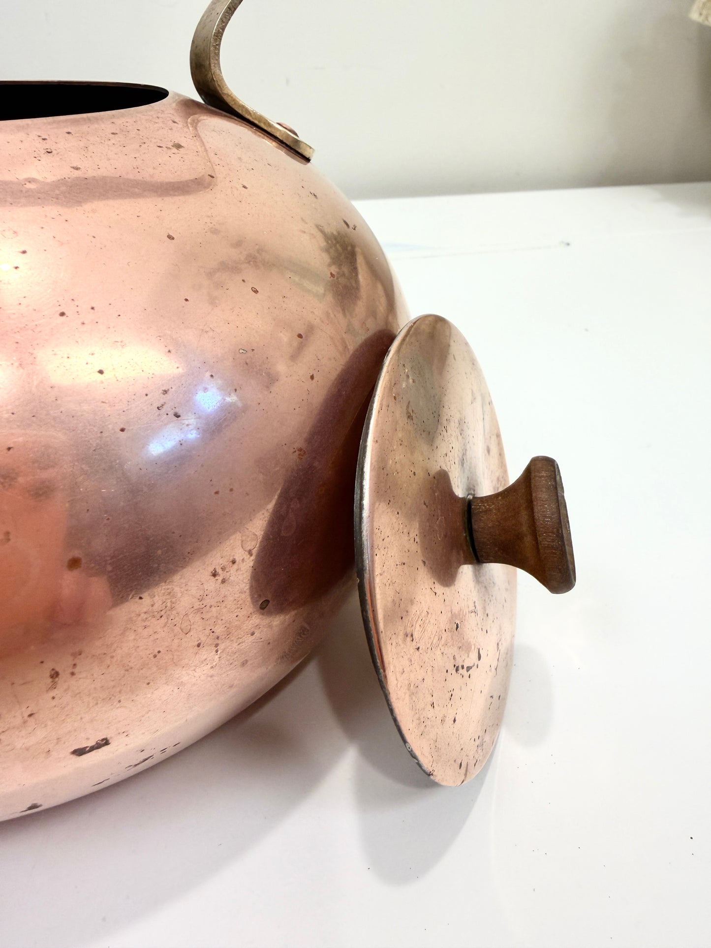 Vintage Copper Tea Kettle