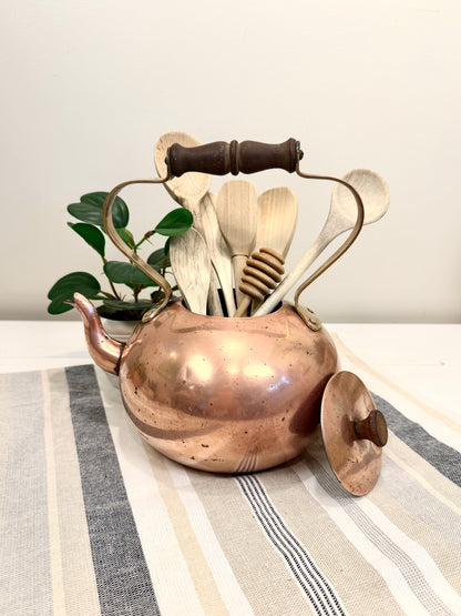 Vintage Copper Tea Kettle
