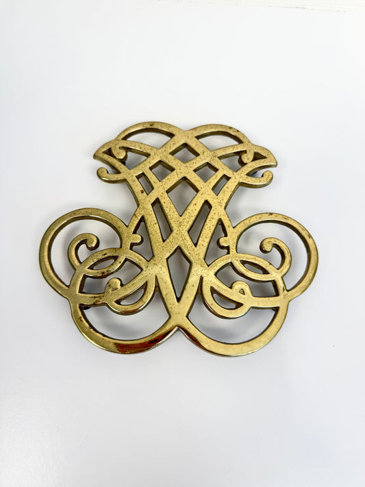 Vintage Brass Trivet
