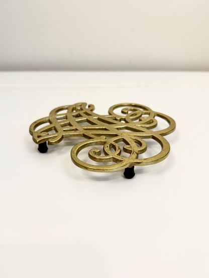 Vintage Brass Trivet