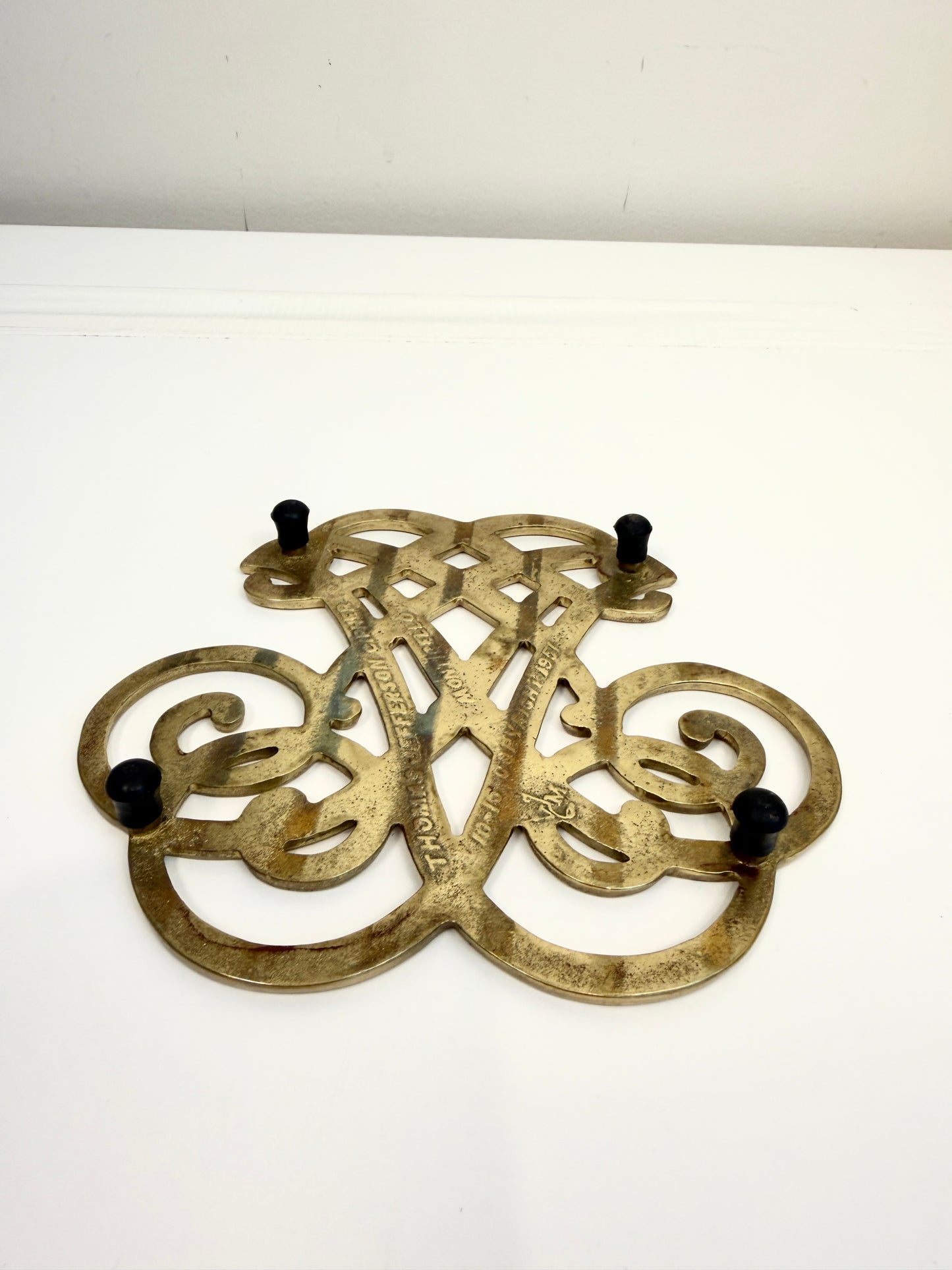 Vintage Brass Trivet