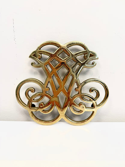 Vintage Brass Trivet