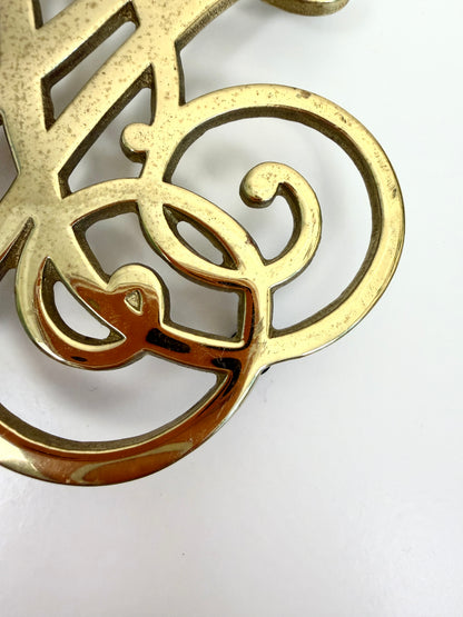 Vintage Brass Trivet
