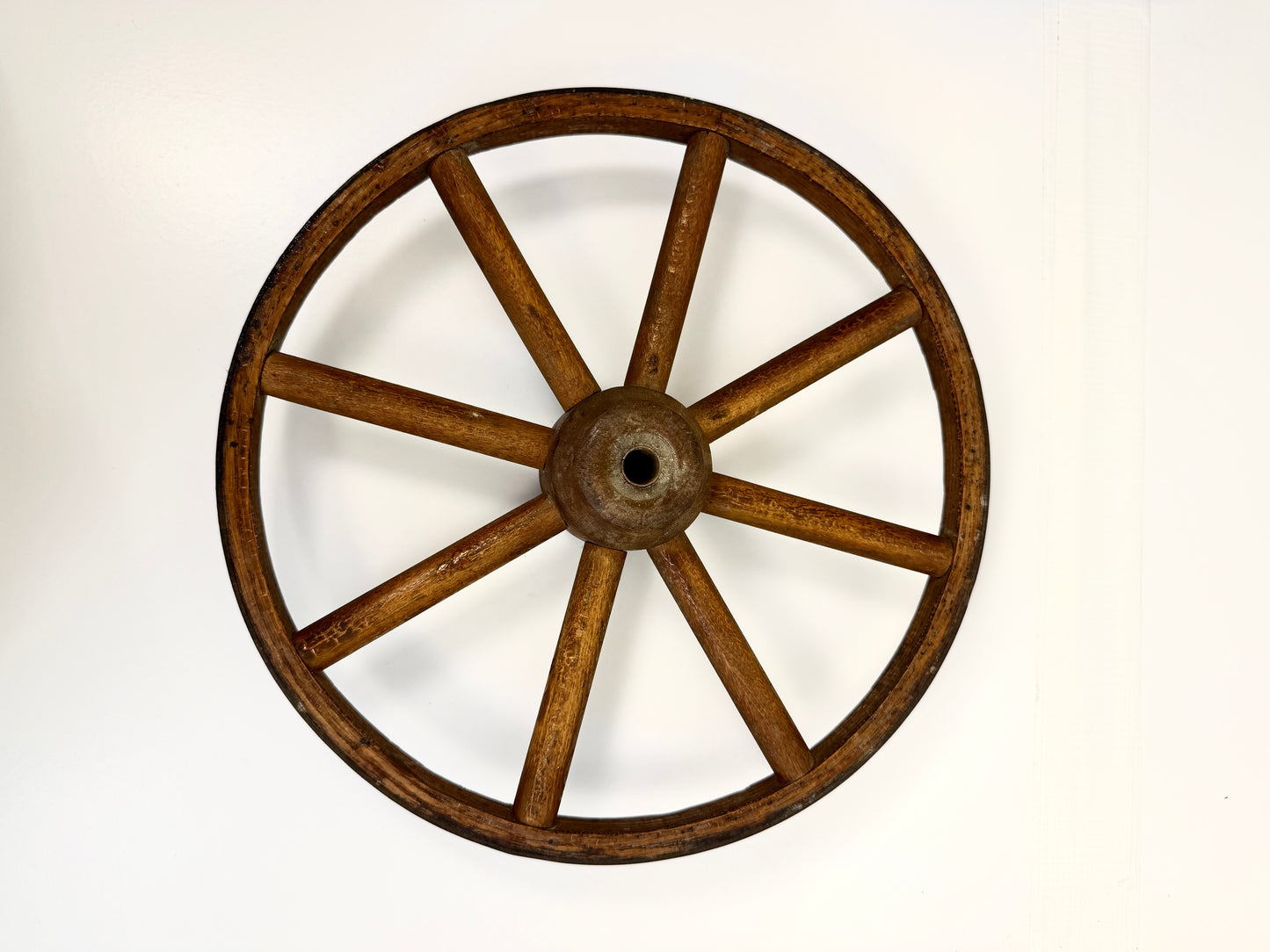 Vintage Wood Cart Wheel