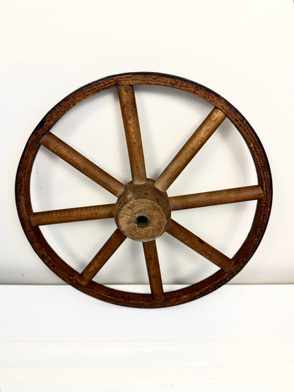 Vintage Wood Cart Wheel