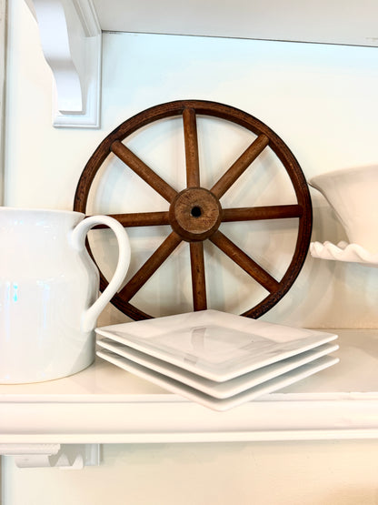 Vintage Wood Cart Wheel