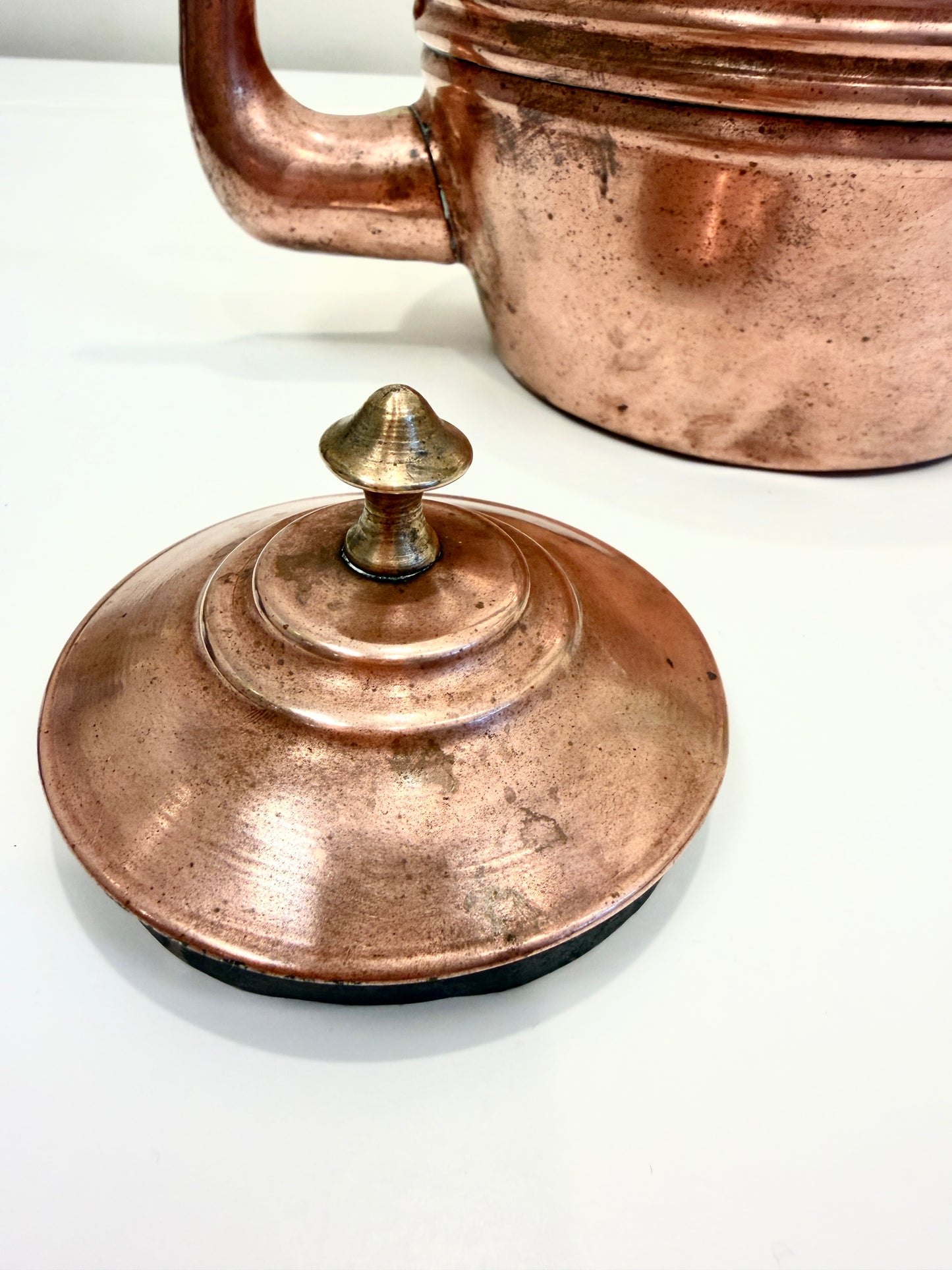 Vintage Copper Tea Kettle