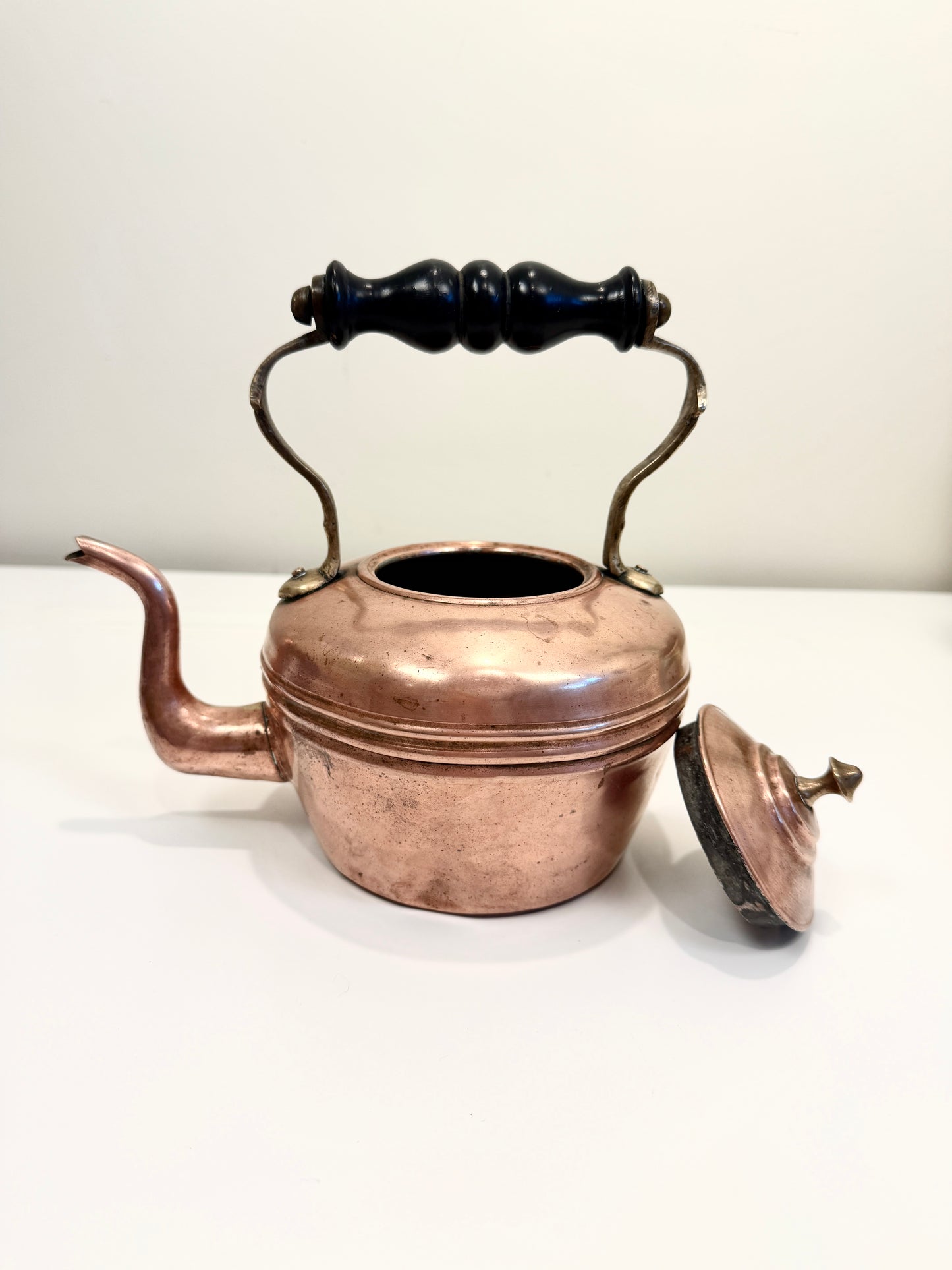 Vintage Copper Tea Kettle