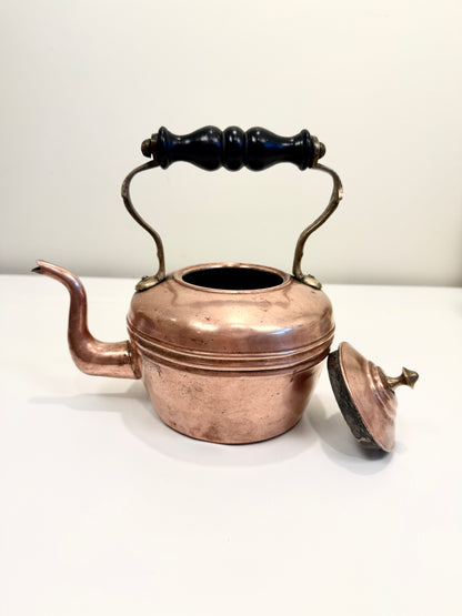 Vintage Copper Tea Kettle