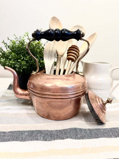 Vintage Copper Tea Kettle