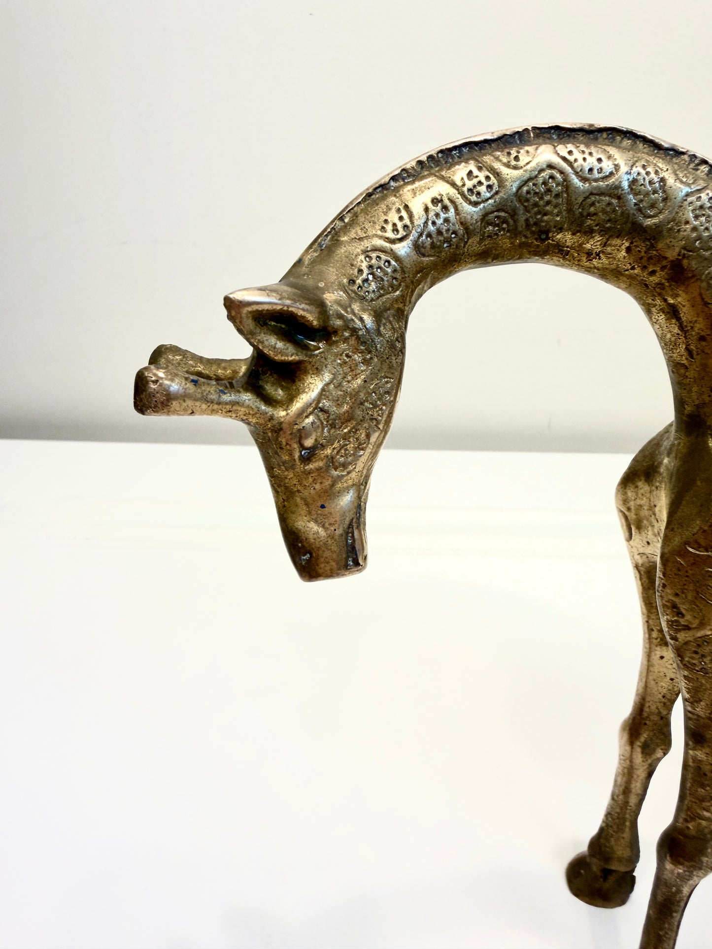 Vintage Brass Giraffe