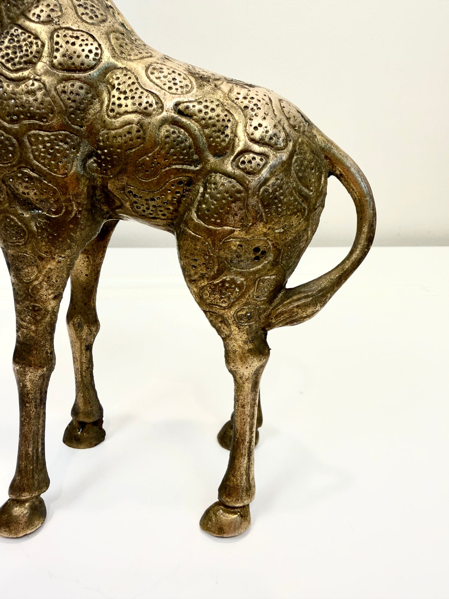 Vintage Brass Giraffe