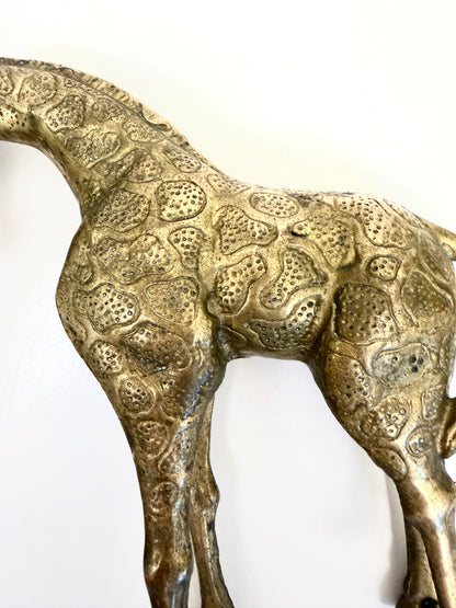 Vintage Brass Giraffe