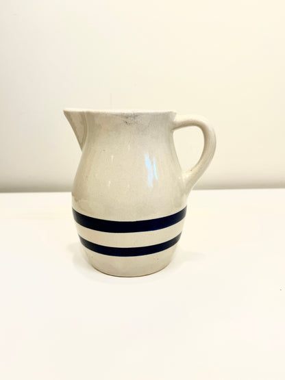 Vintage Stoneware Pitcher: Ransbottom