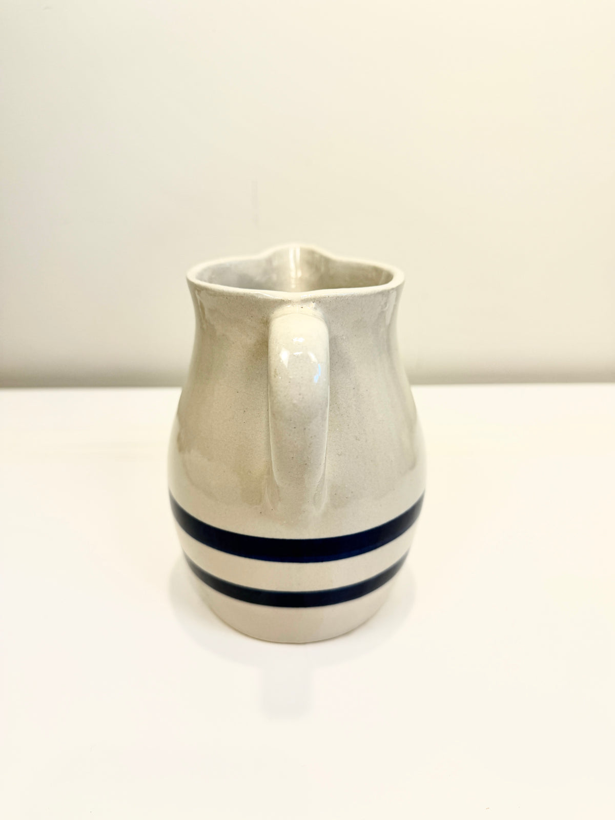 Vintage Stoneware Pitcher: Ransbottom