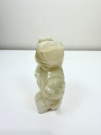 Vintage Onyx Owl Figurine