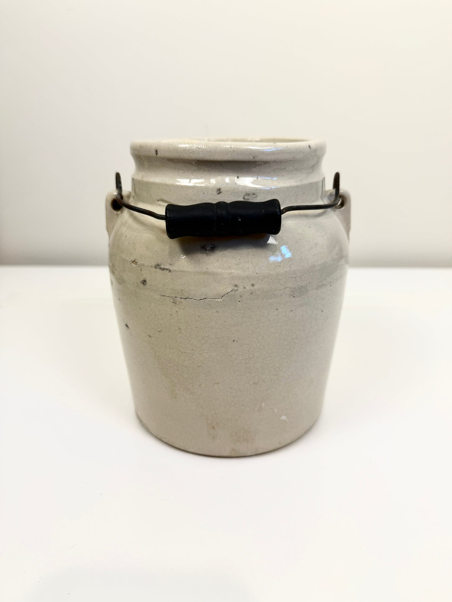 Vintage Stoneware Crock with Handle
